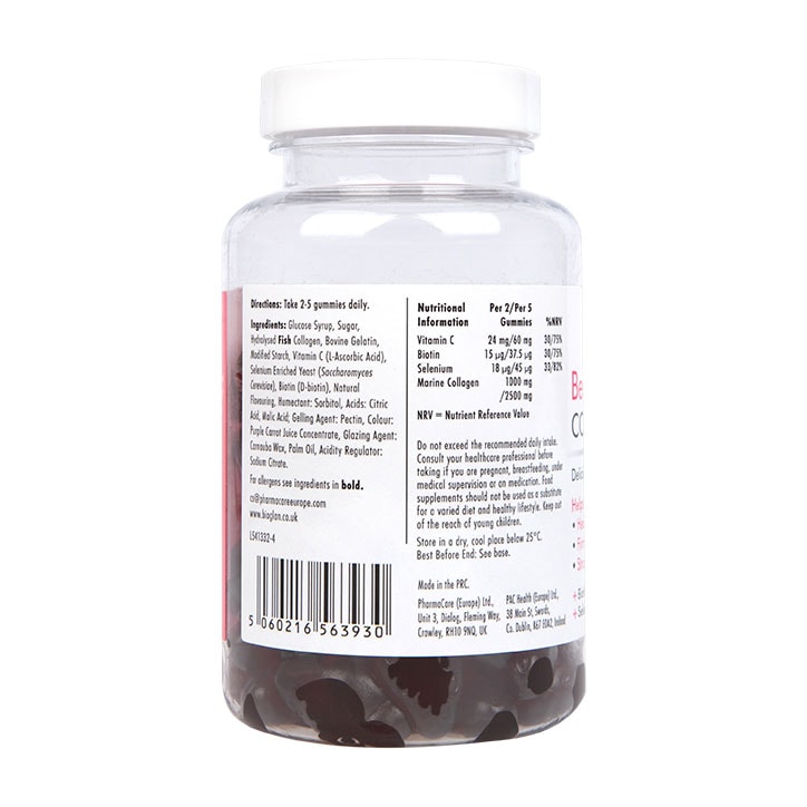 Bioglan Beauty Collagen 60 Strawberry Gummies